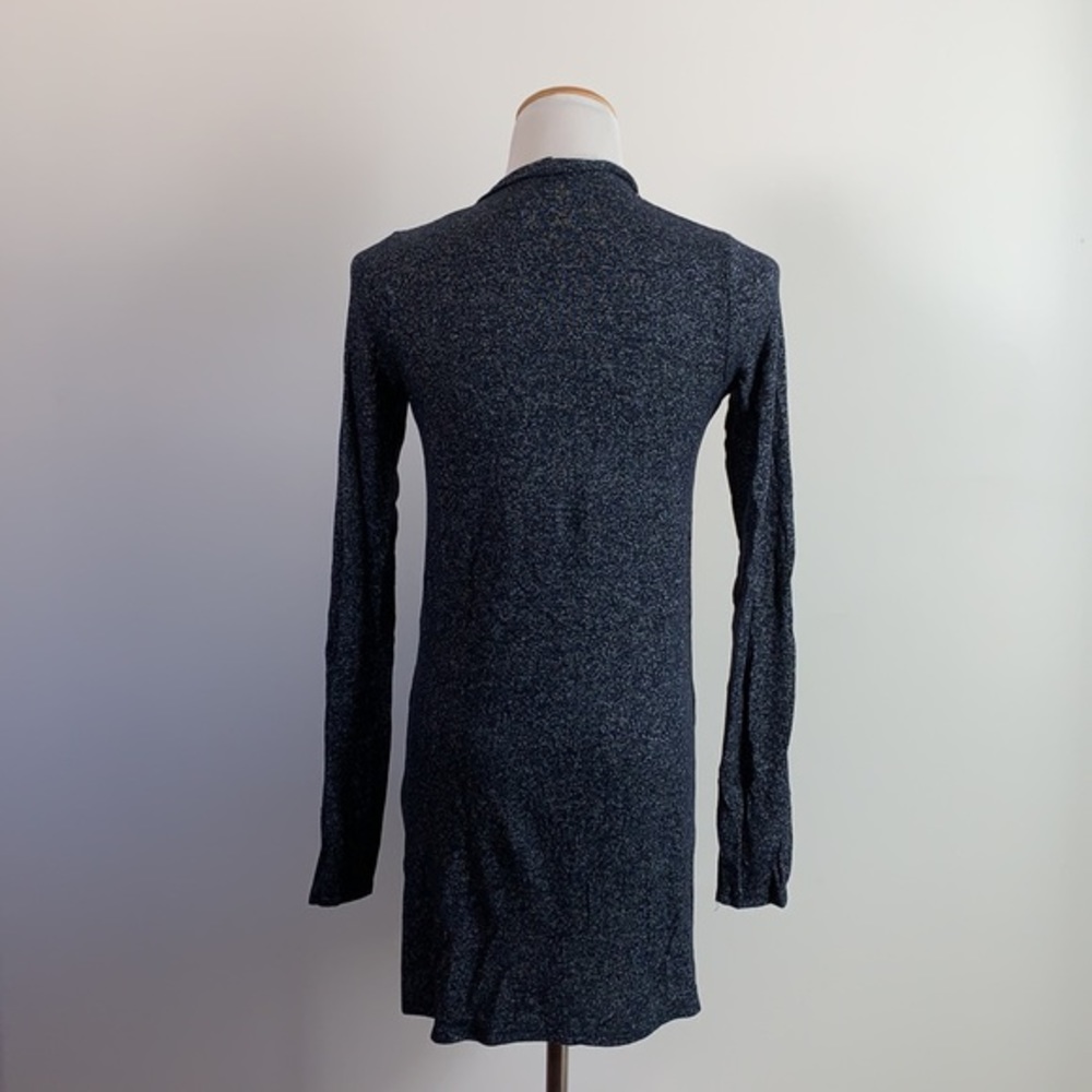 Navy Abercrombie & Fitch size small knitted jacket - Picture 3 of 7